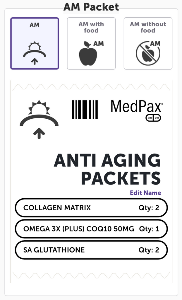 Protocols For Health, Anti-Aging Pax 30 Daily Packs