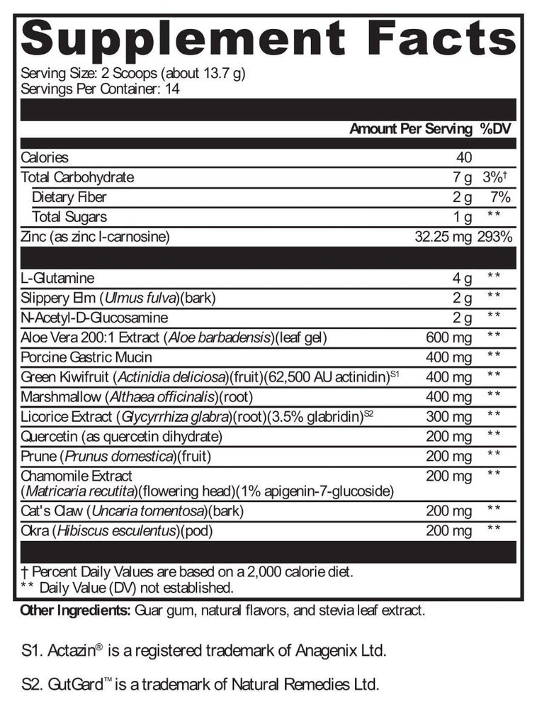 Protocols For Health, GI Revive 14 Servings Ingredients